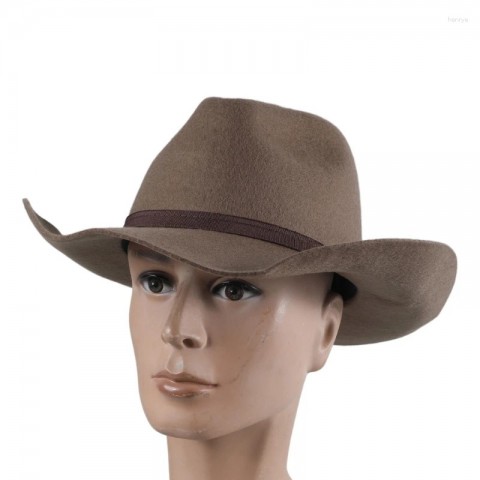 Chic Unisex Beret with Wide Brim and Bowknot as Gift for Him