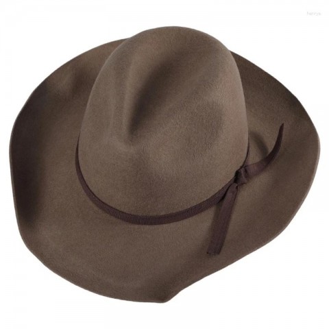 Chic Unisex Beret with Wide Brim and Bowknot as Gift for Him