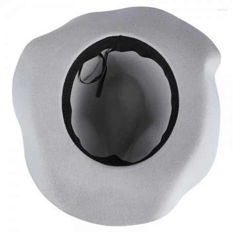 Chic Unisex Beret with Wide Brim and Bowknot as Gift for Him