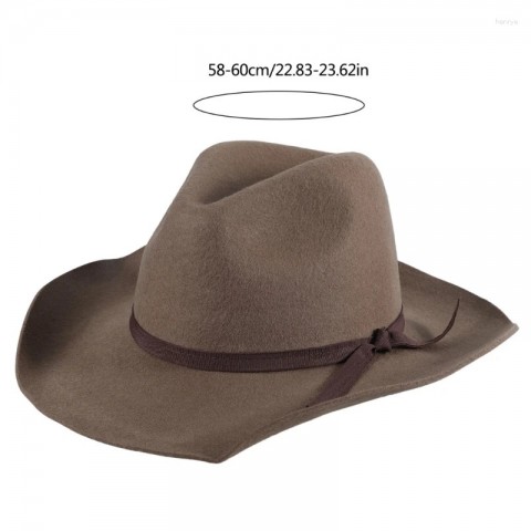 Chic Unisex Beret with Wide Brim and Bowknot as Gift for Him