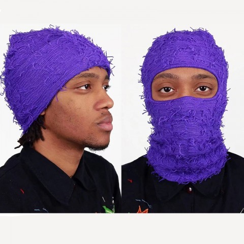 Unisex Camo Skull Balaclava Beanie