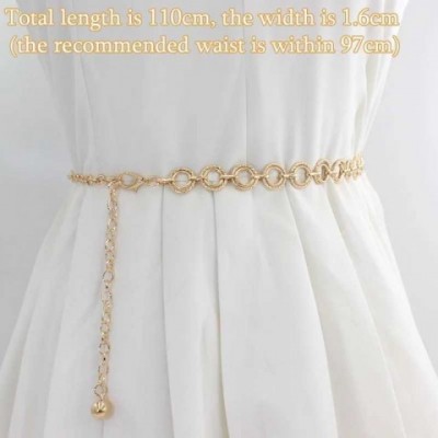 Punk Metal Chain Belt for Women - Gold & Silver Tattoo Suspender X2504101
