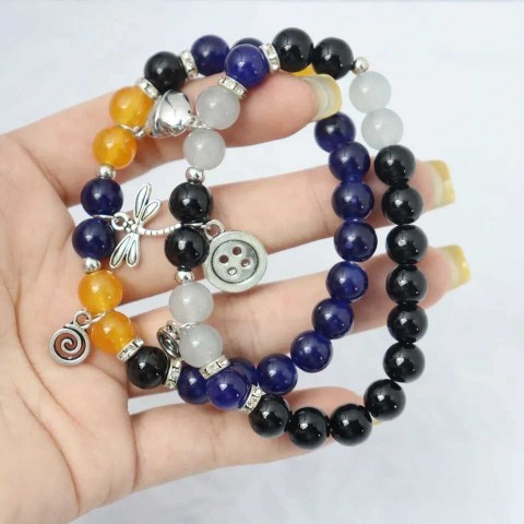 Handmade Coraline and Wybie Matching Bracelets for Women Y240911