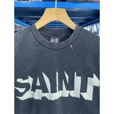 Vintage Fashion Men's Loose Cotton T-shirt with Letter Print