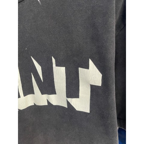 Vintage Fashion Men's Loose Cotton T-shirt with Letter Print