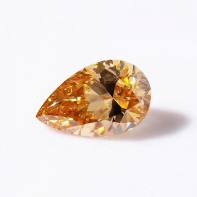 YES Never Fade Loose Pear Cut Green Aqua Blue Champagne D Color Diamonds with GRA Certificate