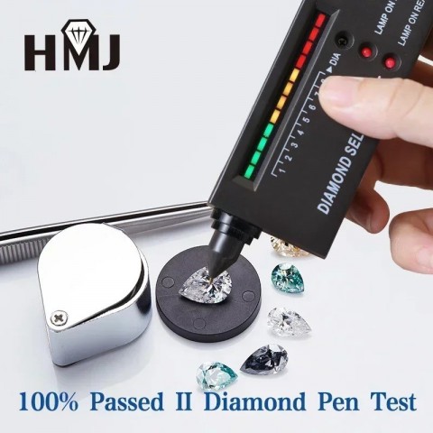 YES Never Fade Loose Pear Cut Green Aqua Blue Champagne D Color Diamonds with GRA Certificate