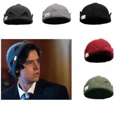 J240904 Winter Warm Multifunction Beanie for Men - Jughead Jones Crown Design