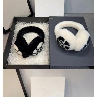 Womens Fashion Scarf with Ear Muffs, Warm Christmas Gift for Ladies