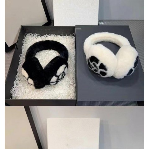 Womens Fashion Scarf with Ear Muffs, Warm Christmas Gift for Ladies