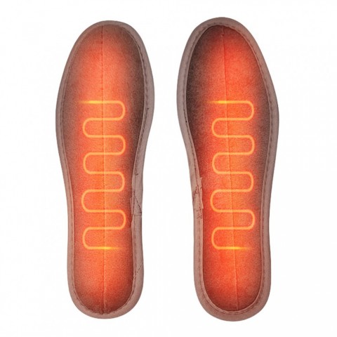 USB Heated Insoles for Men & Women - Fast Heat & Comfortable Cycling Socks Pad