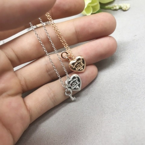 Tiffany Inspired Starry Heart Pendant Necklace for Women