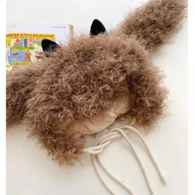 Creative Winter Warm Plush Lamb Beanie Hat for Men