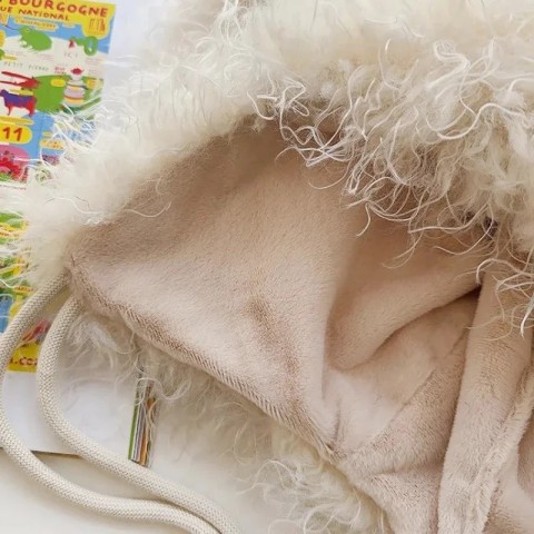 Creative Winter Warm Plush Lamb Beanie Hat for Men