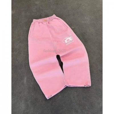 SUVENE Gray Y2K Men's Elastic Waist Sweatpants