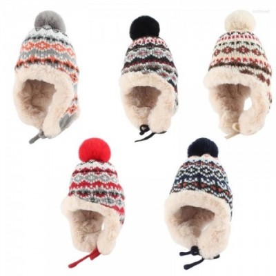Berets Soft Pom Knitted Hat for Women