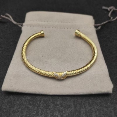 Luxury 18K Gold Plated Alphabet Charms Bracelet - Elegant Valentine Gift for Women