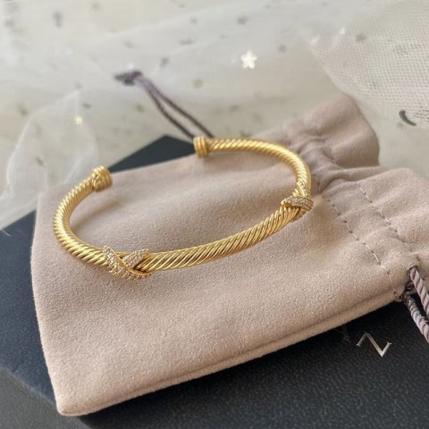 Luxury 18K Gold Plated Alphabet Charms Bracelet - Elegant Valentine Gift for Women