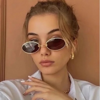 Unisex PC Plastic Oval Frame Sunglasses for Sports & Outdoor Activities
