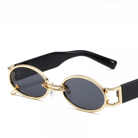 Unisex PC Plastic Oval Frame Sunglasses for Sports & Outdoor Activities