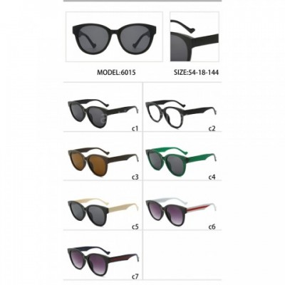 Trendy Full Frame Sunglasses for Men Women - Golden Lenses UV380 Protection