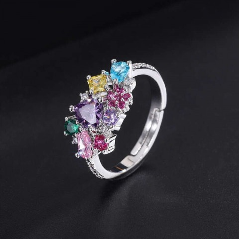 Colorful Tourmaline Necklace Jewelry, Elegant Women's Pendant, Palace Style Treasure Jewelry