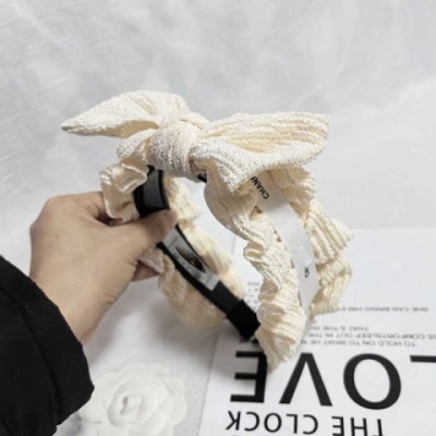 Toothed Pleated Black and White Headband for Women - H25307 Z61U