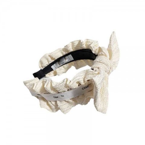 Toothed Pleated Black and White Headband for Women - H25307 Z61U
