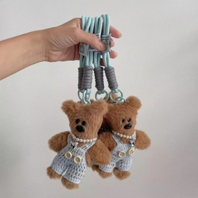 Cute 15cm Teddy Bear Plush Keychain for Boys by CE Company
