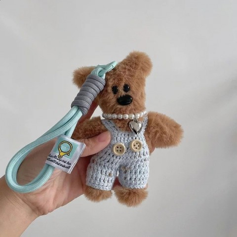 Cute 15cm Teddy Bear Plush Keychain for Boys by CE Company