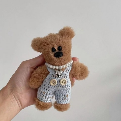 Cute 15cm Teddy Bear Plush Keychain for Boys by CE Company