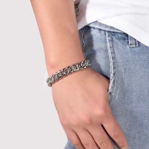 Charm Stainless Steel Bracelet for Men with Punk Style H25220