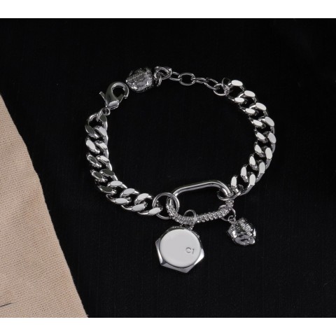 CXN509Ros Luxury Fashion Bracelet for Women - Exquisite Gold and Silver Chain Set