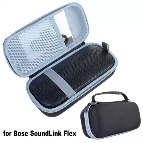 Portable Protective Case for Bose SoundLink Flex - EVA Shockproof Travel Companion - Black, Blue, Grey