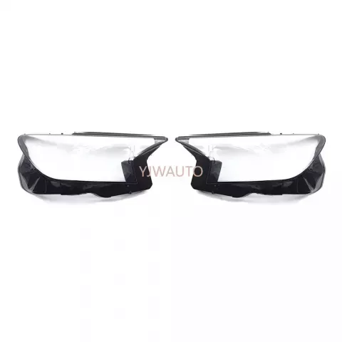 YJWAUTO Headlight Cover for 2022-2023 Audi Q4 - Headlamp Lens Replacement