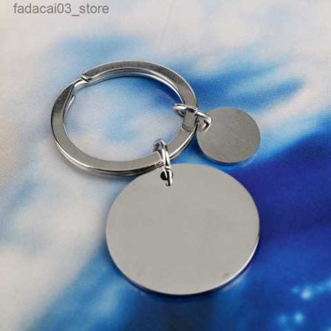 Stainless Steel Personalized Father's Day Keychain Pendant for Men