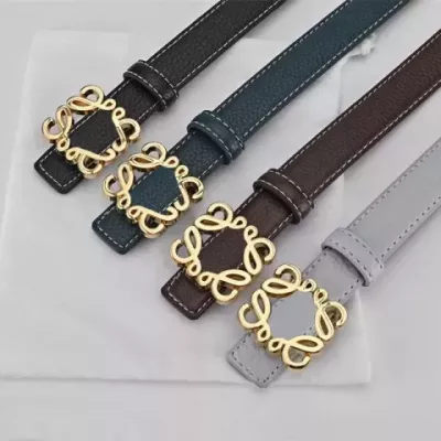 Elegant Women's Designer Belts - High-Quality Leather Fashion All-Match Buckle Belt