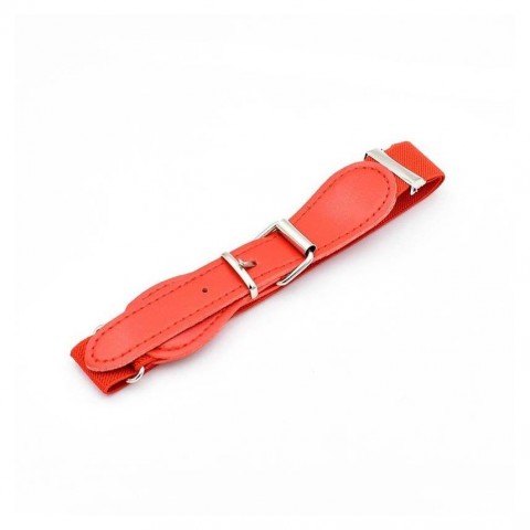 Women's Classic Cowskin Leather Belt - Black 25Cm Width Unisex Fashion Accessory