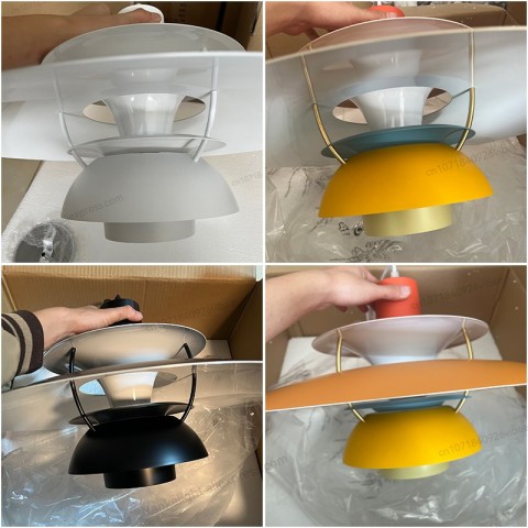 Danish Designer PH UFO Pendant Light - Multiple Colors, Modern Style, LED Lighting