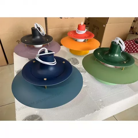 Danish Designer PH UFO Pendant Light - Multiple Colors, Modern Style, LED Lighting