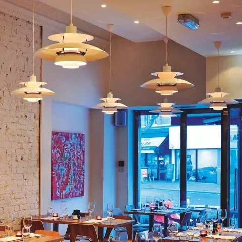 Danish Designer PH UFO Pendant Light - Multiple Colors, Modern Style, LED Lighting