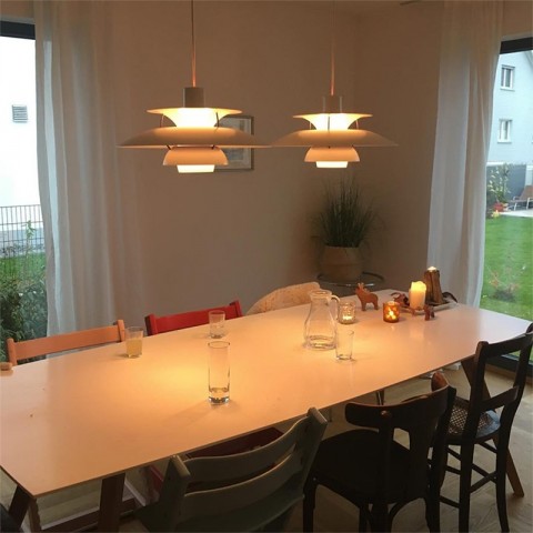 Danish Designer PH UFO Pendant Light - Multiple Colors, Modern Style, LED Lighting