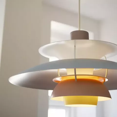 Danish Designer PH UFO Pendant Light - Multiple Colors, Modern Style, LED Lighting