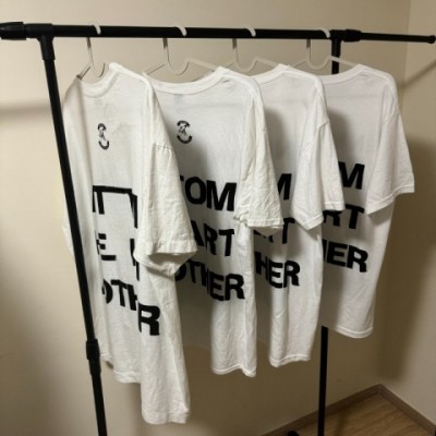 Harajuku Style Men's Cotton Short Sleeve T-Shirt, Casual Print Design