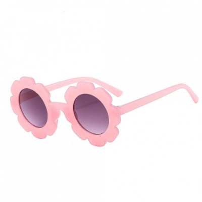 Sunflower Kids UV380 Protection Round Frame Sunglasses for Boys and Girls