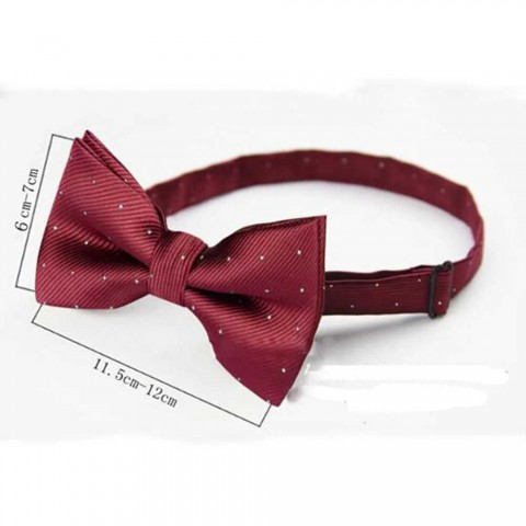 Children's Solid Lavender Letter Bow Tie for Boys - Gentleman Fashion Accessory