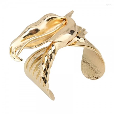 Luxury Iris Bangle for Women, Exaggerated Light Design, High-grade Niche Jewelry