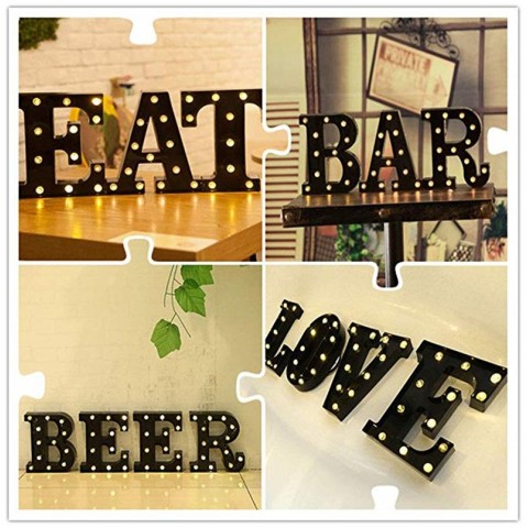 LED Marquee Sign Night Light for Home Decor & Events