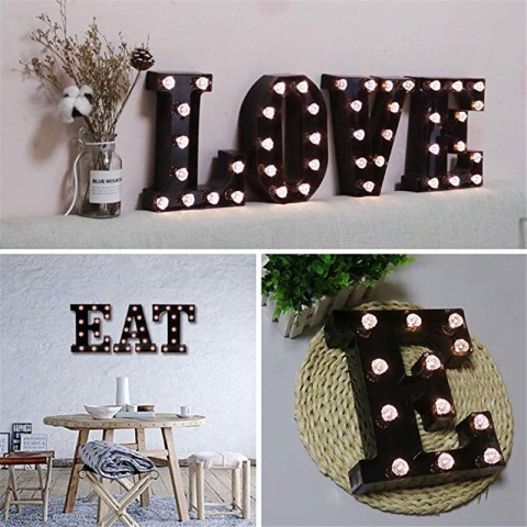 LED Marquee Sign Night Light for Home Decor & Events
