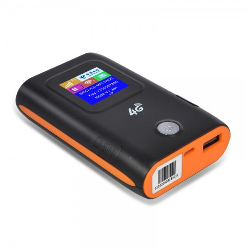 Mifi Unlocked Mobile CPE Hotspot with SIM Card Slot - Portable 6000mAh Power Bank LTE CAT4